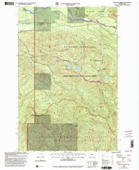 Sawtooth Ridge 1998 topographic map thumbnail