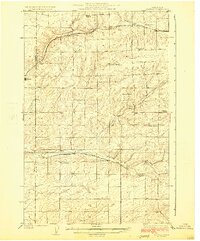 Schrag 1925 topographic map preview
