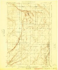 Scooteney Lake 1925 topographic map thumbnail