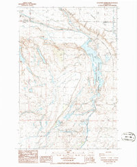 Scooteney Reservoir 1986 topographic map thumbnail