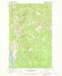 Scotchman Lake 1967 topographic map thumbnail