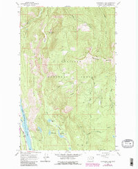 Scotchman Lake 1967 topographic map thumbnail