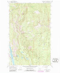 Scotchman Lake 1967 topographic map thumbnail
