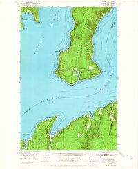 Seabeck 1953 topographic map preview