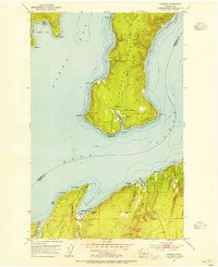 Seabeck 1953 topographic map preview
