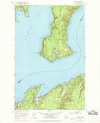 Seabeck 1953 topographic map preview