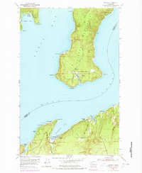 Seabeck 1953 topographic map preview