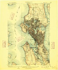Seattle Special topographic map thumbnail
