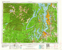 Seattle 1962 topographic map thumbnail