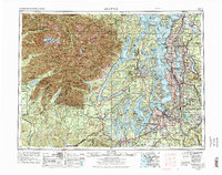 Seattle 1958 topographic map thumbnail
