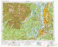 Seattle 1958 topographic map thumbnail