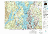 Seattle topographic map thumbnail