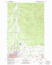 Sedro-Woolley North 1981 topographic map thumbnail