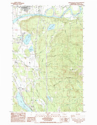 Sedro-Woolley South 1985 topographic map thumbnail