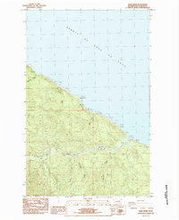 Sekiu River 1984 topographic map thumbnail