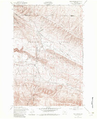 Selah Springs 1953 topographic map thumbnail