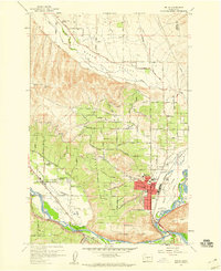 Selah 1958 topographic map thumbnail