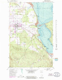 Sequim 1956 topographic map thumbnail