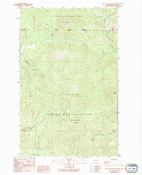 Seventeenmile Mountain 1989 topographic map thumbnail