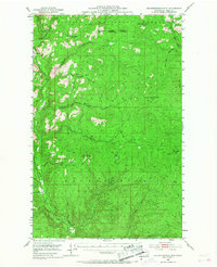 Seventeenmile Mtn. 1953 topographic map thumbnail