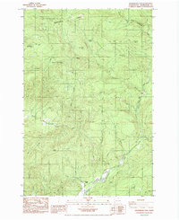 Skamokawa Pass 1985 topographic map thumbnail