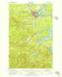 Shelton 1953 topographic map thumbnail