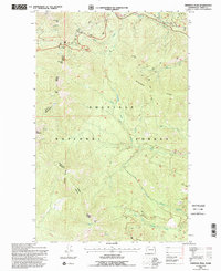 Sherman Peak 1992 topographic map thumbnail