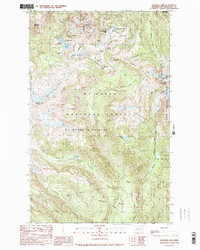 Shuksan Arm 1989 topographic map thumbnail