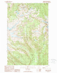 Shuksan Arm 1989 topographic map thumbnail