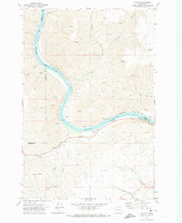 Silcott topographic map thumbnail
