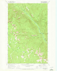 Silver Falls 1968 topographic map thumbnail