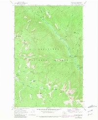 Silver Falls 1968 topographic map preview