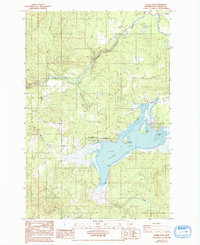 Silver Lake 1985 topographic map thumbnail