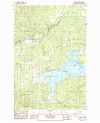 Silver Lake 1985 topographic map thumbnail