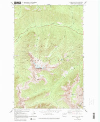 Silver Star Mountain 1963 topographic map thumbnail