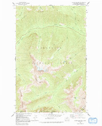 Silver Star Mountain 1963 topographic map thumbnail