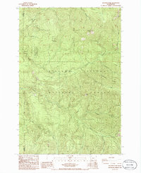 Siouxon Peak 1986 topographic map preview