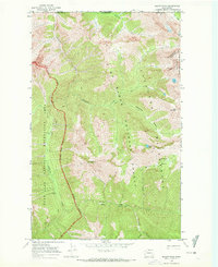 Skagit Peak 1969 topographic map thumbnail