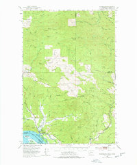 Skamokawa 1953 topographic map thumbnail