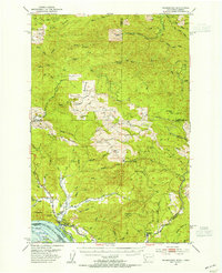 Skamokawa 1953 topographic map thumbnail