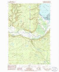 Skokomish Valley 1986 topographic map preview