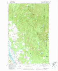 Skookum Creek 1968 topographic map thumbnail