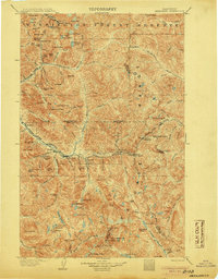 Skykomish 1905 topographic map thumbnail