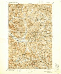 Skykomish 1905 topographic map thumbnail