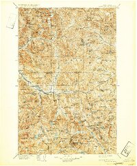 Skykomish 1905 topographic map thumbnail