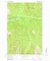 Skykomish 1965 topographic map preview