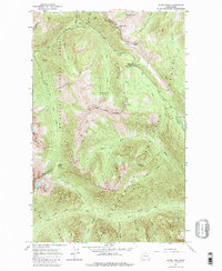 Slate Peak 1963 topographic map thumbnail