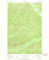 Slide Peak 1950 topographic map thumbnail
