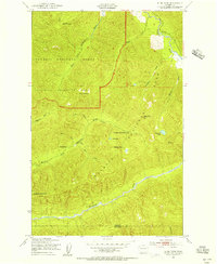 Slide Peak 1950 topographic map thumbnail