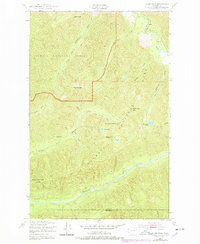 Slide Peak 1950 topographic map preview